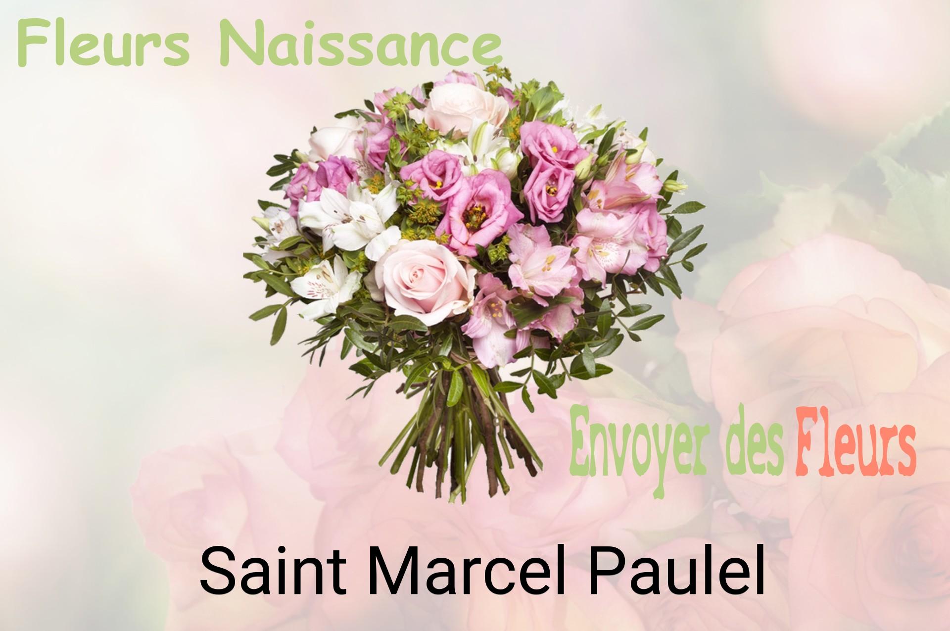 Bouquet de fleurs de naissance livré à Saint-Marcel-Paulel
